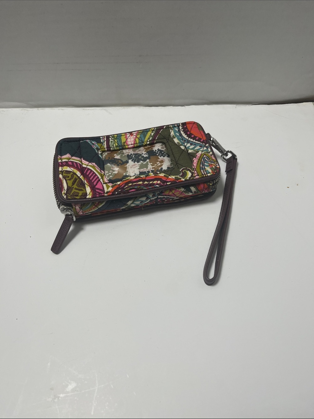 Vera Bradley Multicolor Floral Print Wristlet Phone Case RFID